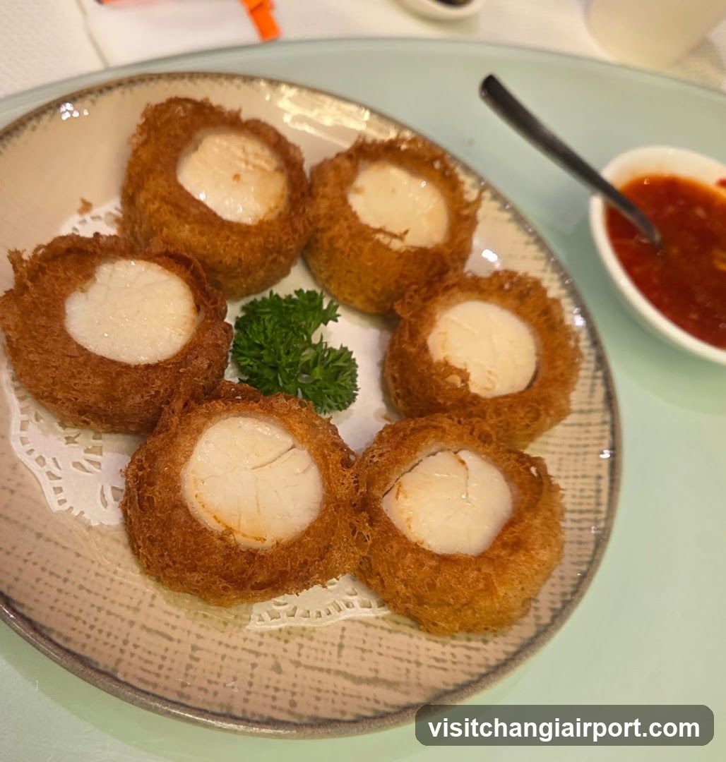 Fried Scallop with Crispy Breading