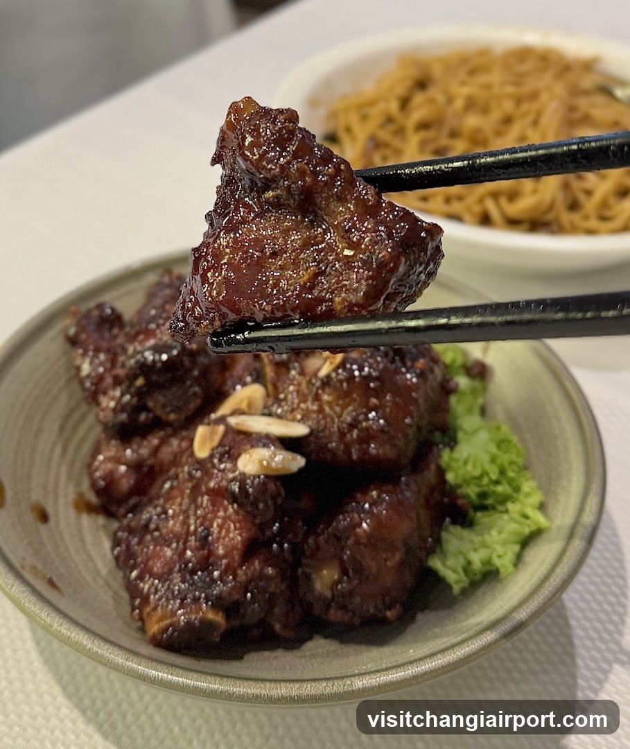 Sauced Meat with Chopsticks