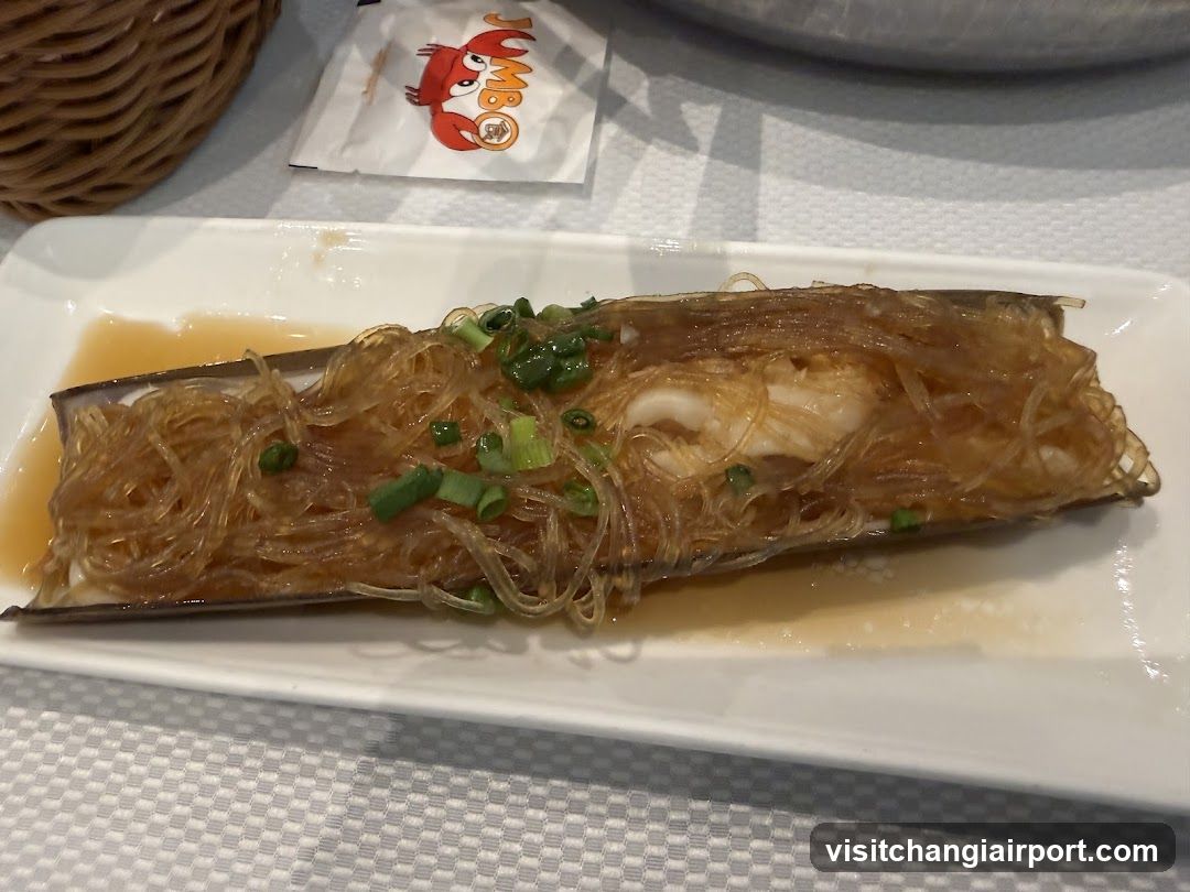 Steamed Fish with Glass Noodles