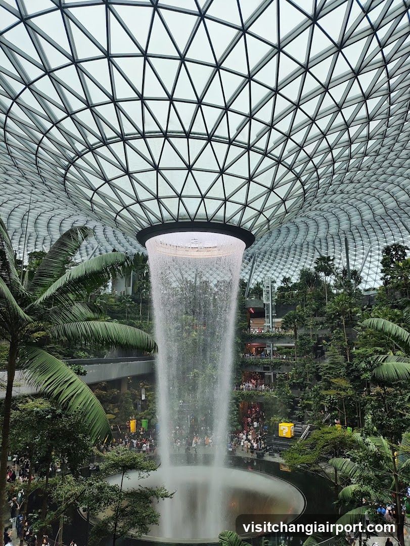 The Cloud Forest at Jewel Changi Airport
