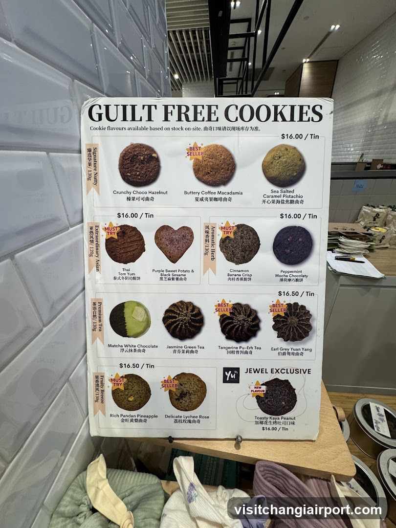 Guilt Free Cookies Menu Board