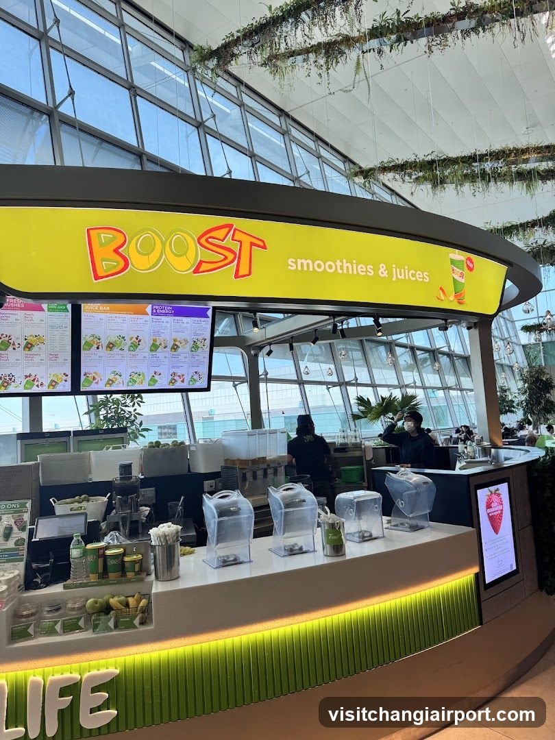 Boost Smoothies & Juices Counter