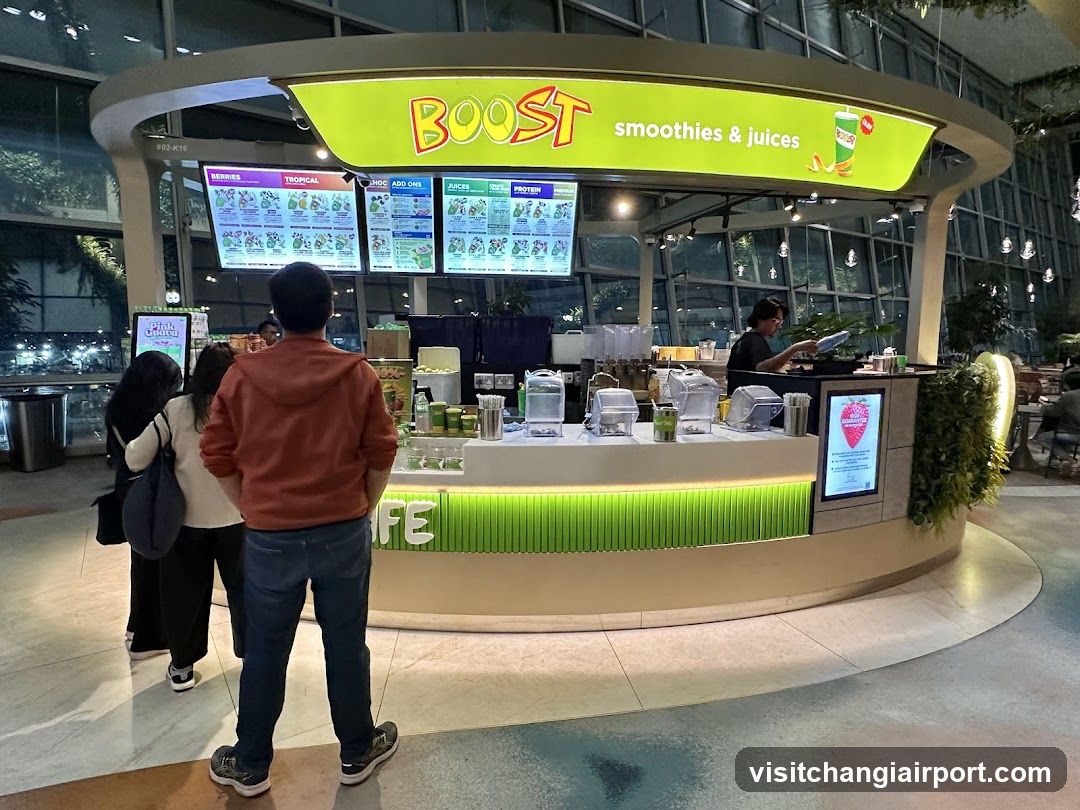 Boost Smoothies & Juices Counter