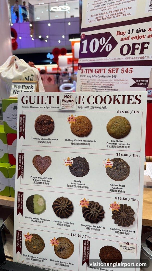 Guilt Free Cookies Menu Board