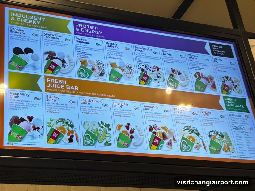 Indulgent & Cheeky Menu Board