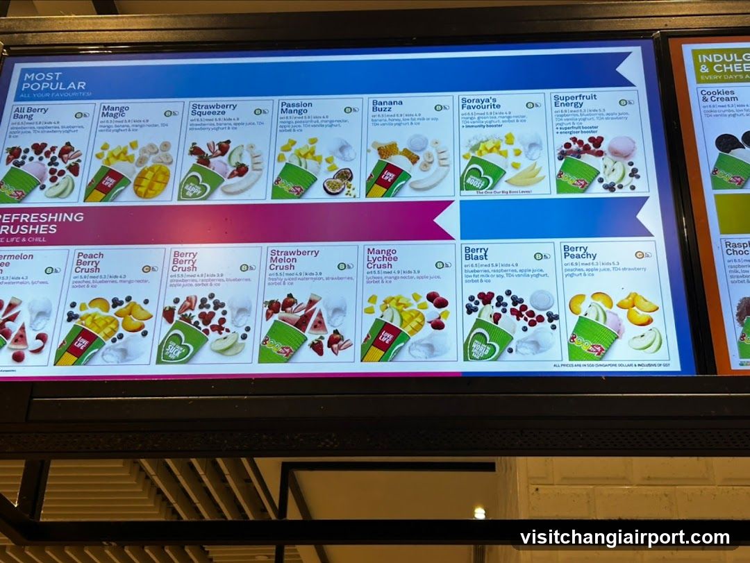 Smoothie Menu Board