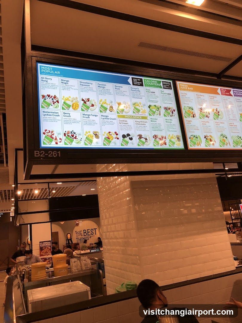 B2-261 Menu Board