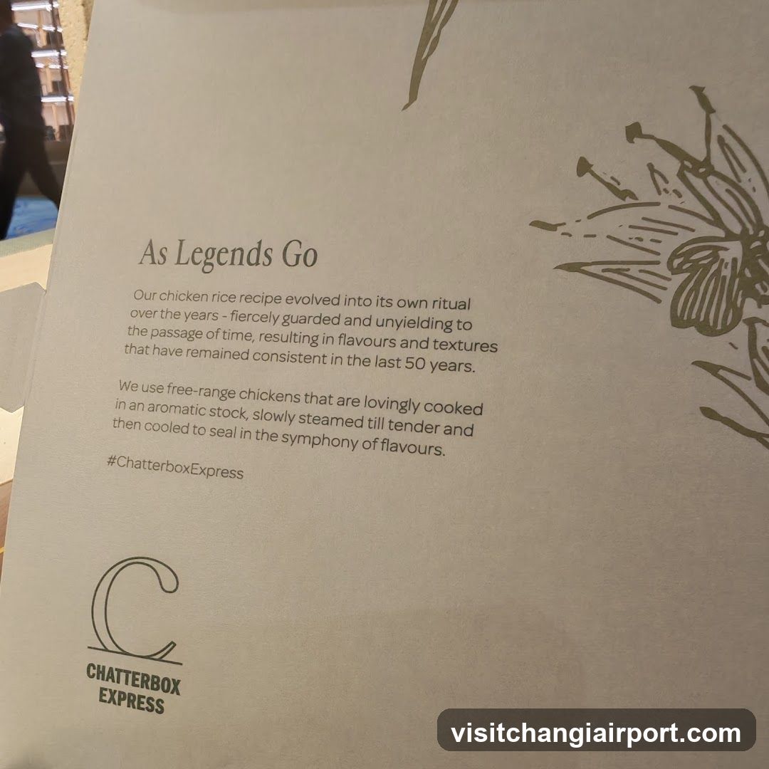 Chatterbox Express Menu Card