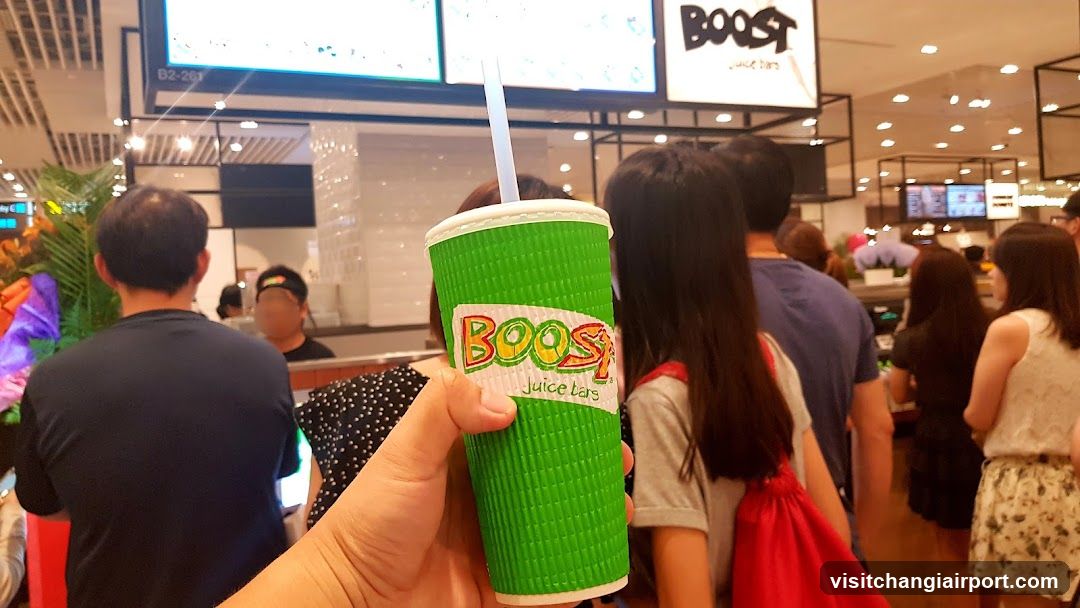 Boost Juice Bar Interior Scene