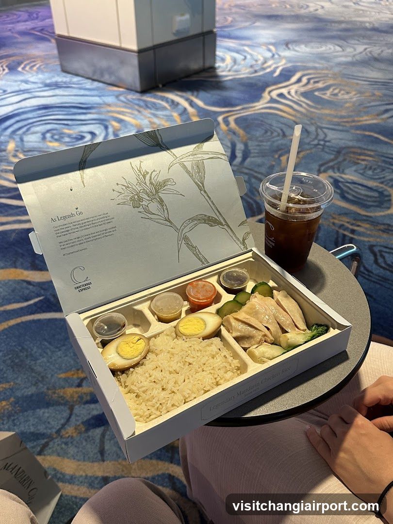 Aircraft Meal Box with Side Drink