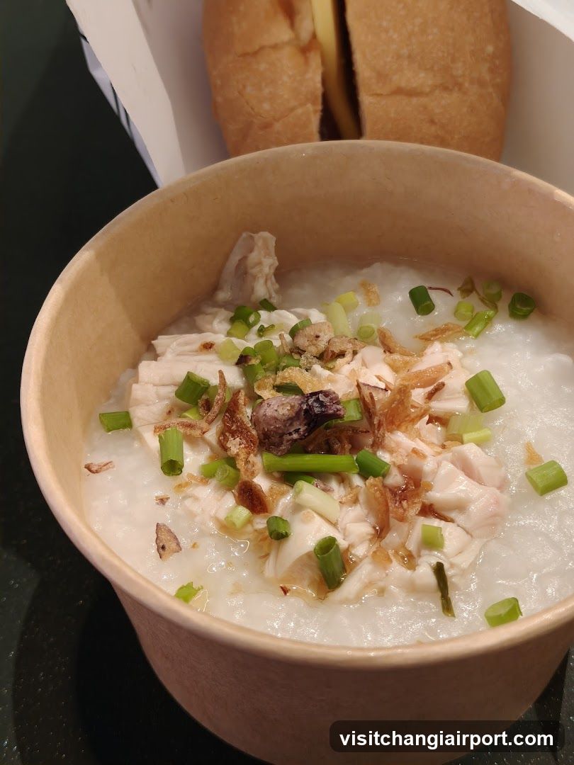 Congee with Chicken and Scallions