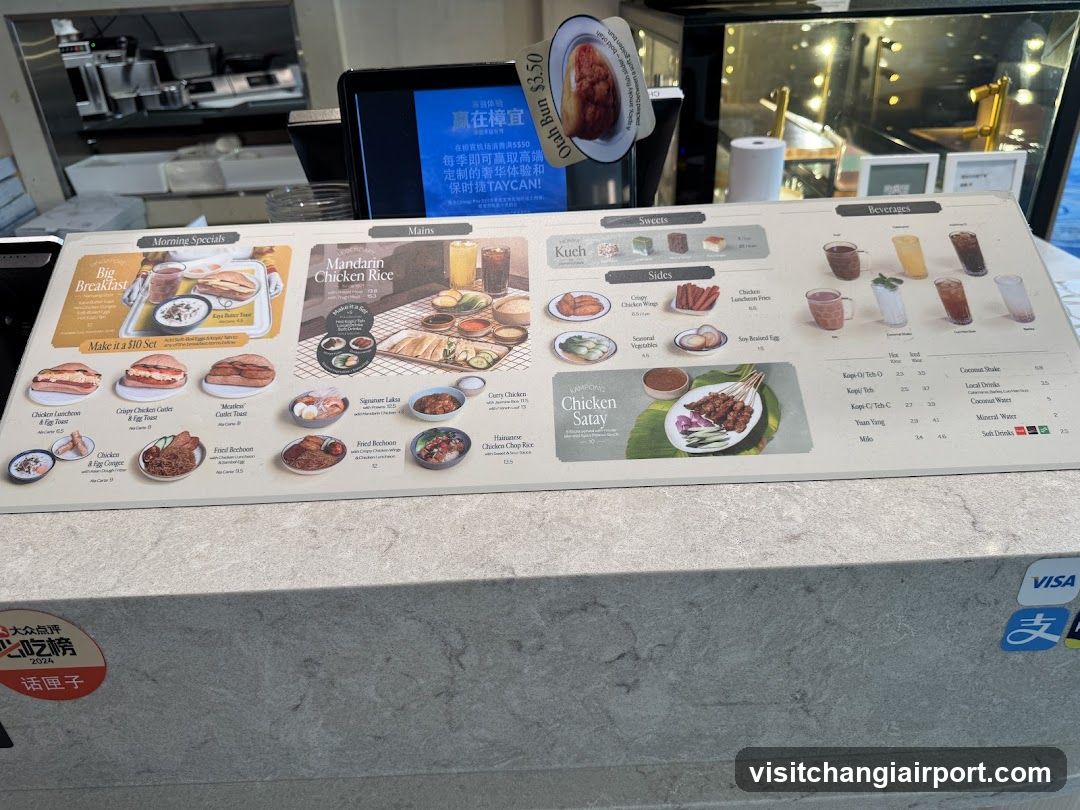 Breakfast & Lunch Menu Board