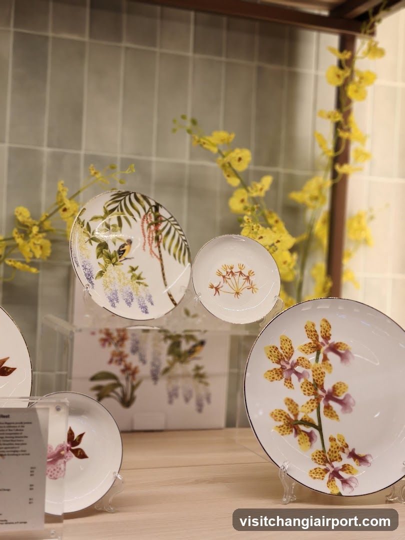 Ornate Ceramic Plates Display