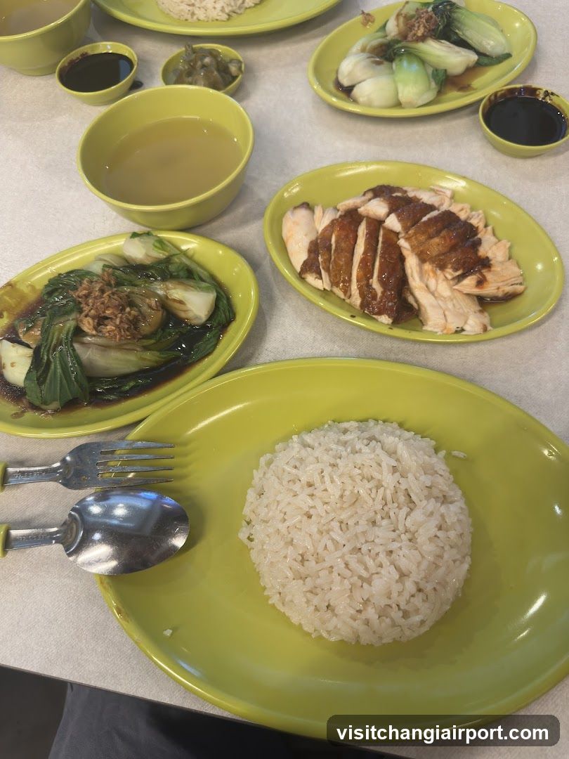 Hainanese Chicken Rice Meal