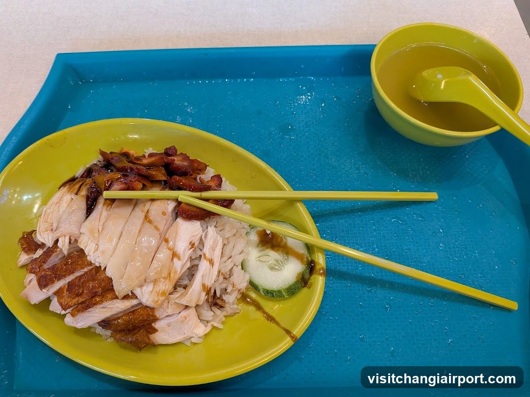 Hainanese Chicken Rice Plate