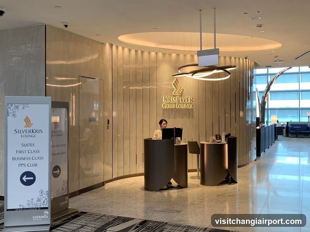 KrisFlyer Gold Lounge Interior