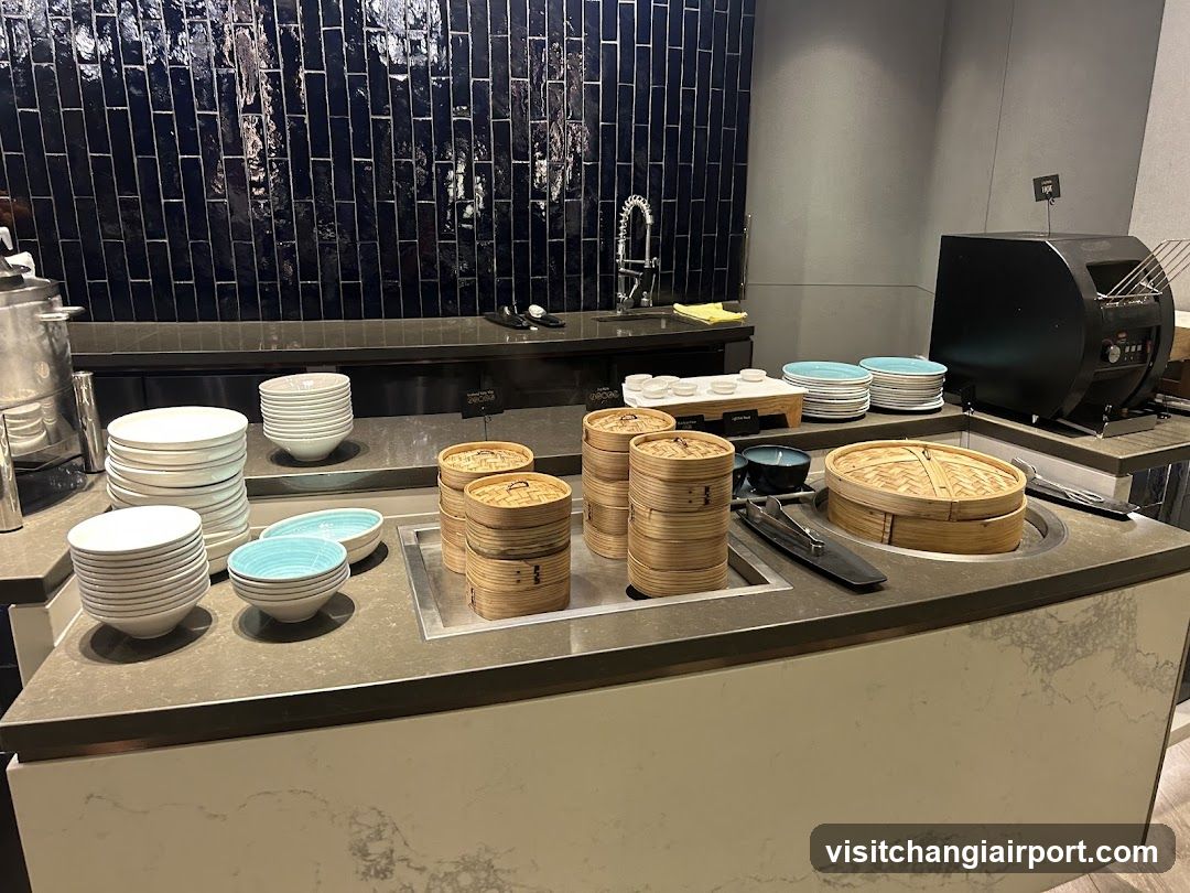 Dumpling Station Buffet Setup
