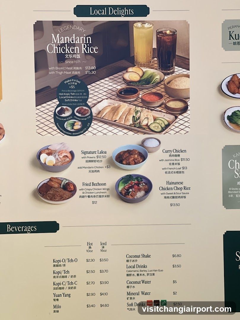 Local Delights Menu