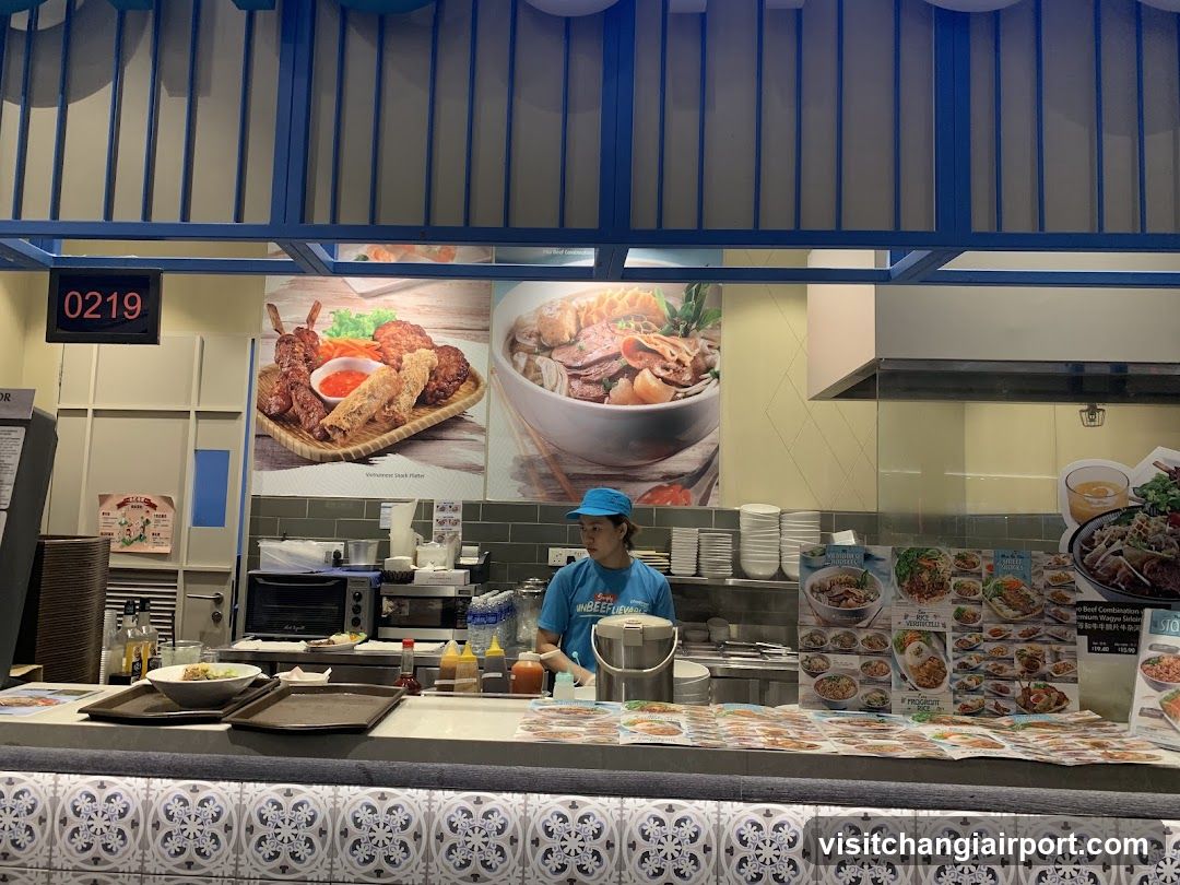 Food Stall Interior View
