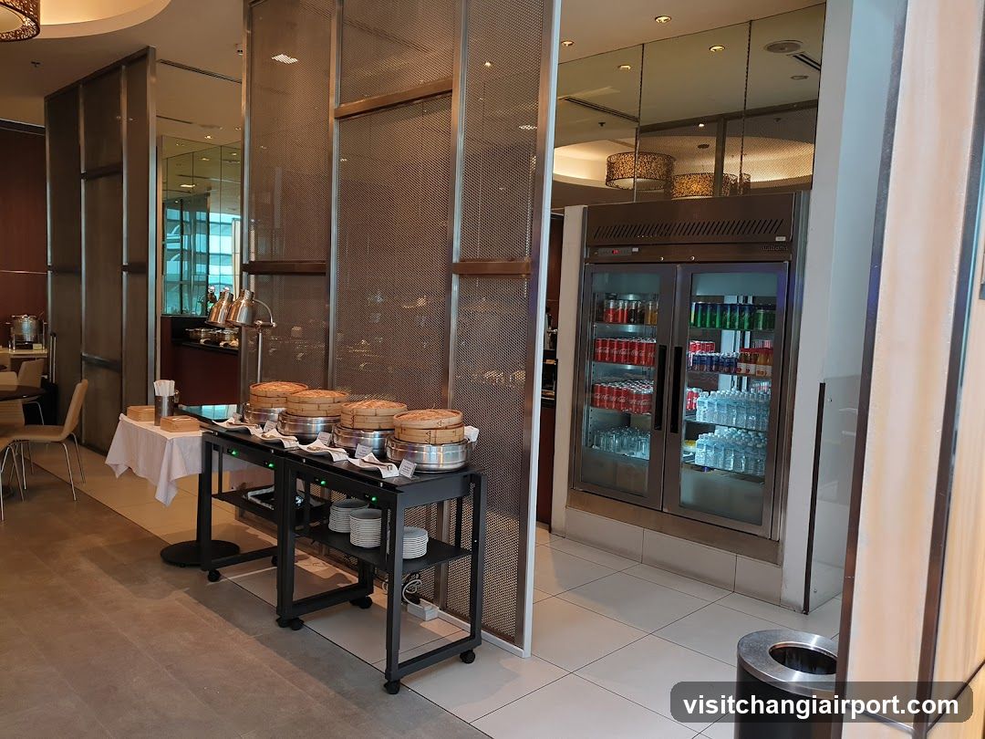 Bistro Interior with Buffet Setup