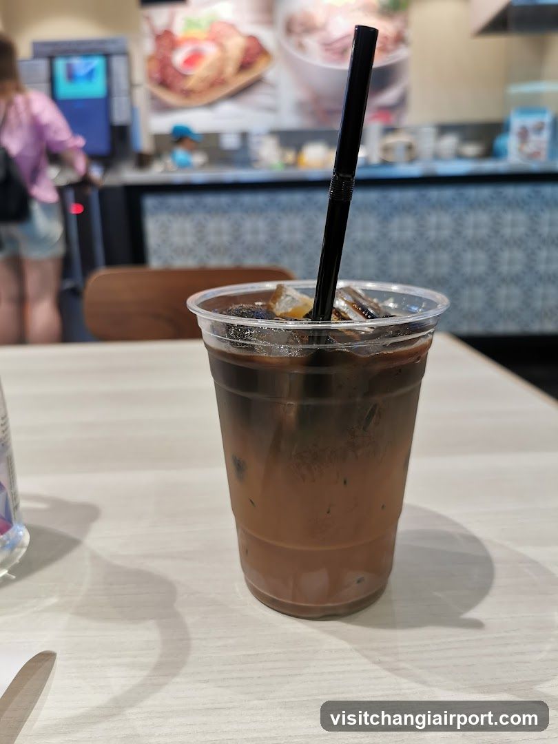 Iced Coffee in a Plastic Cup