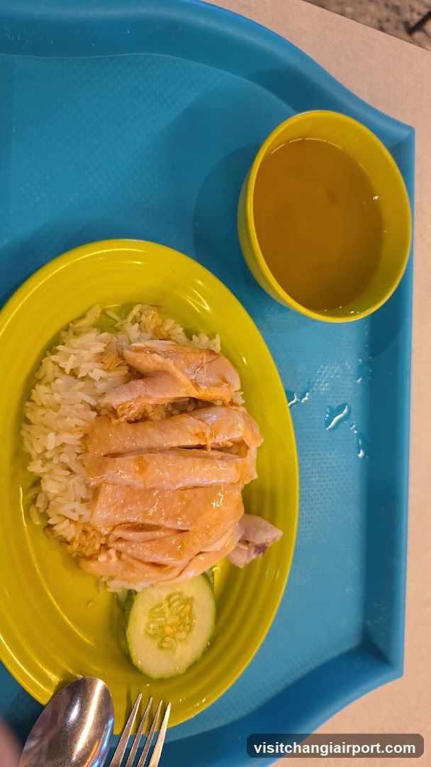 Hainanese Chicken Rice Plate