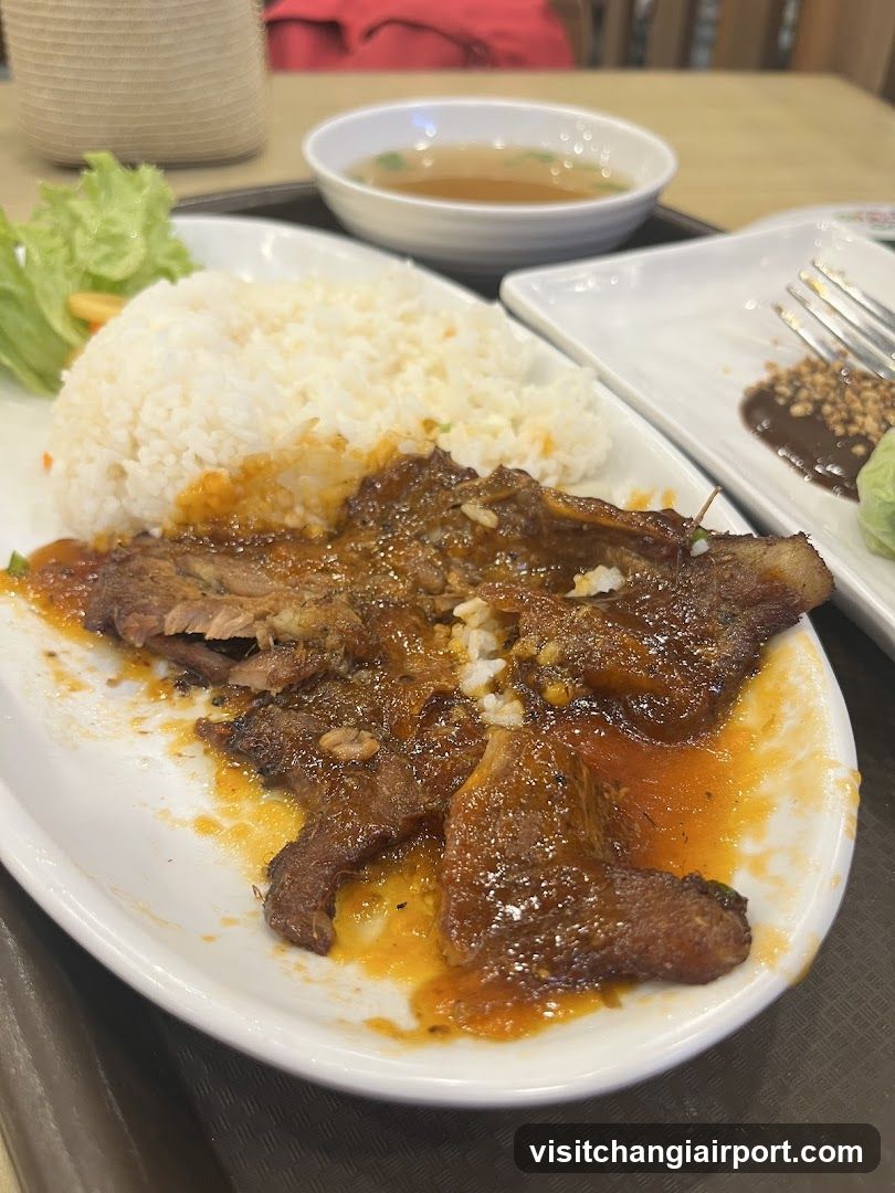 Grilled Meat with Rice