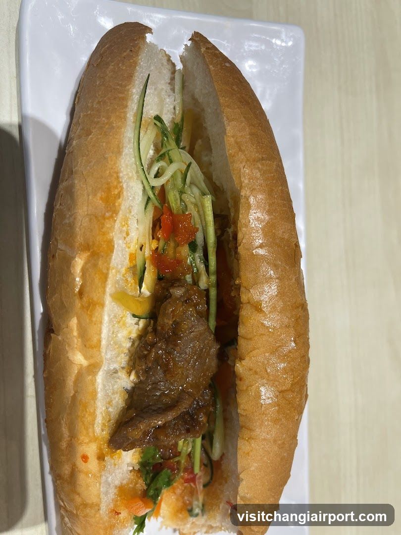 Vietnamese Banh Mi Sandwich