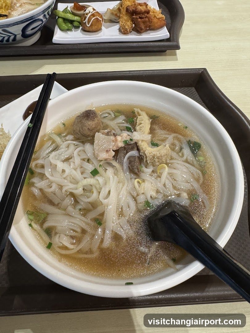 Noodle Bowl with Side Dishes