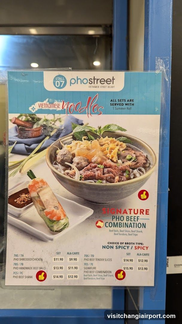 Pho Street Vietnamese Street Delight Menu
