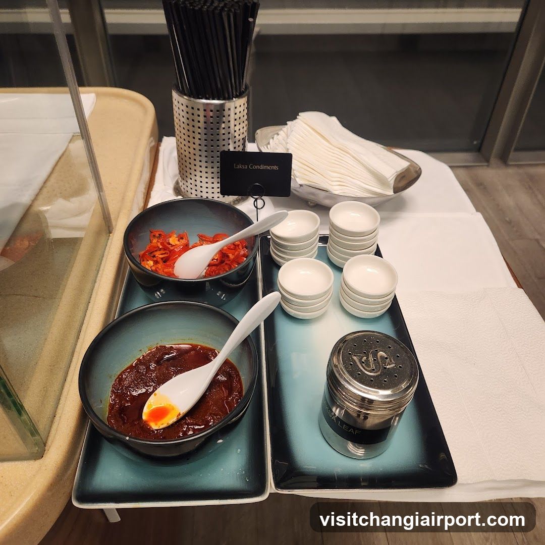 Laksa Condiment Station