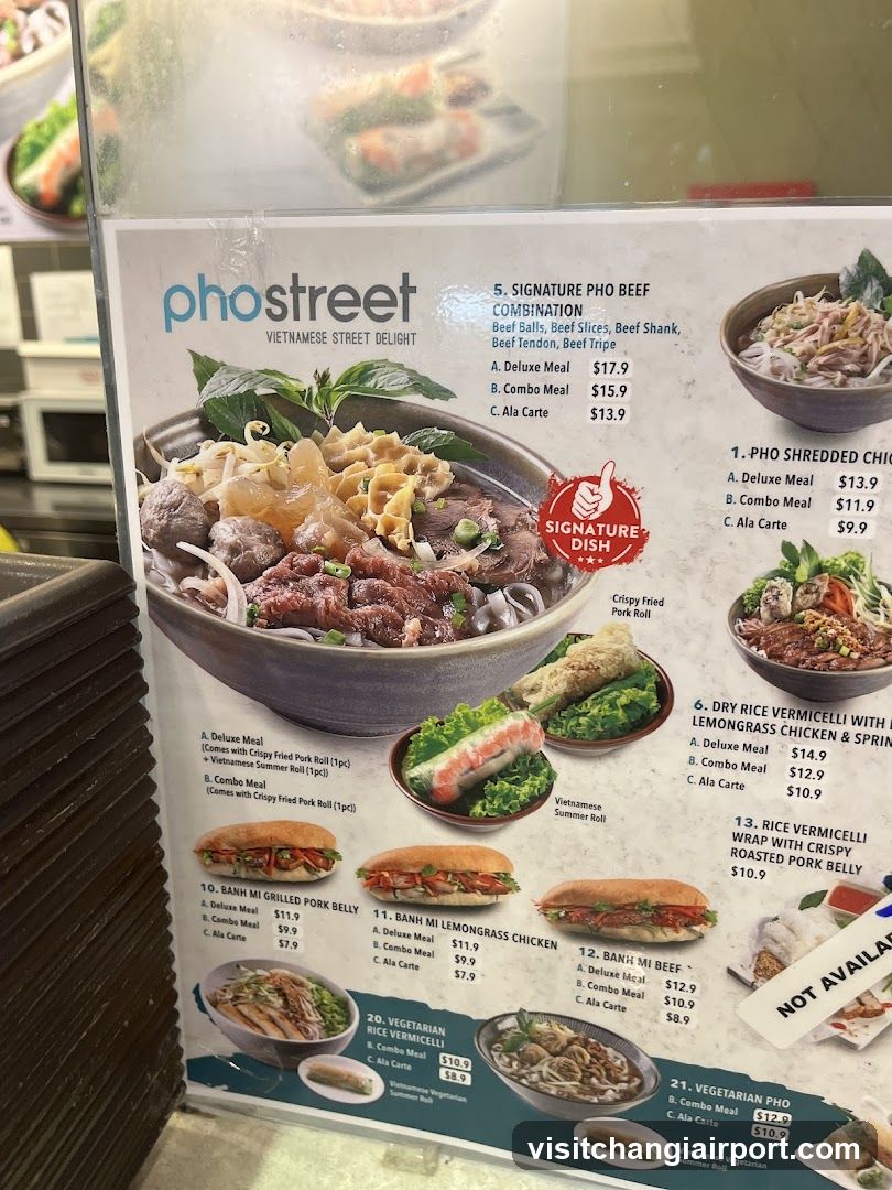 phostreet Vietnamese Street Delight Menu