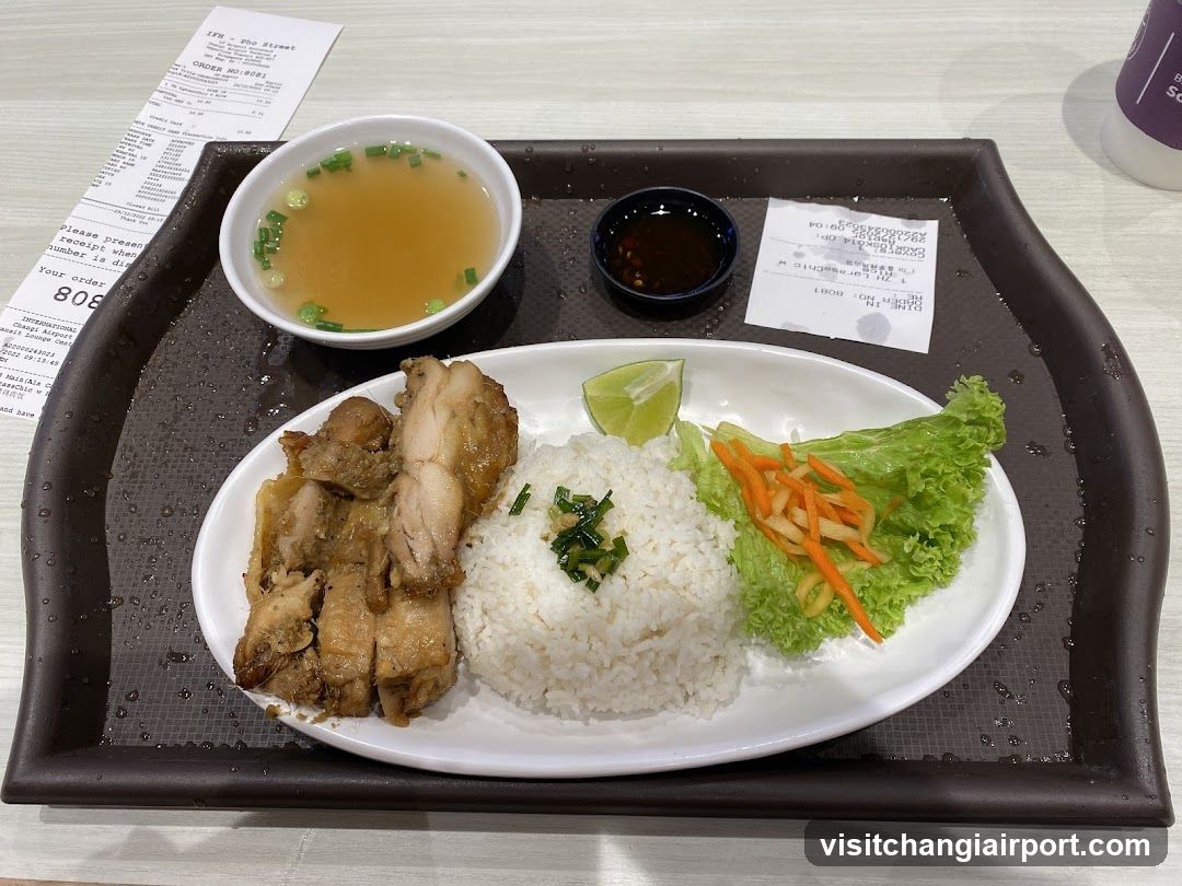 Chicken Rice Meal Tray