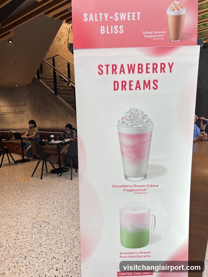 Starbucks Strawberry Dreams Display