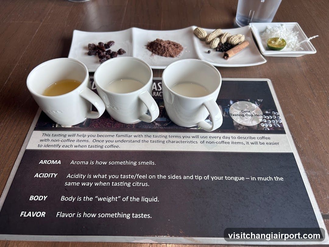 Coffee Tasting Setup