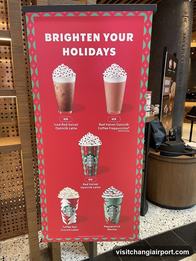 Starbucks Holiday Drink Display
