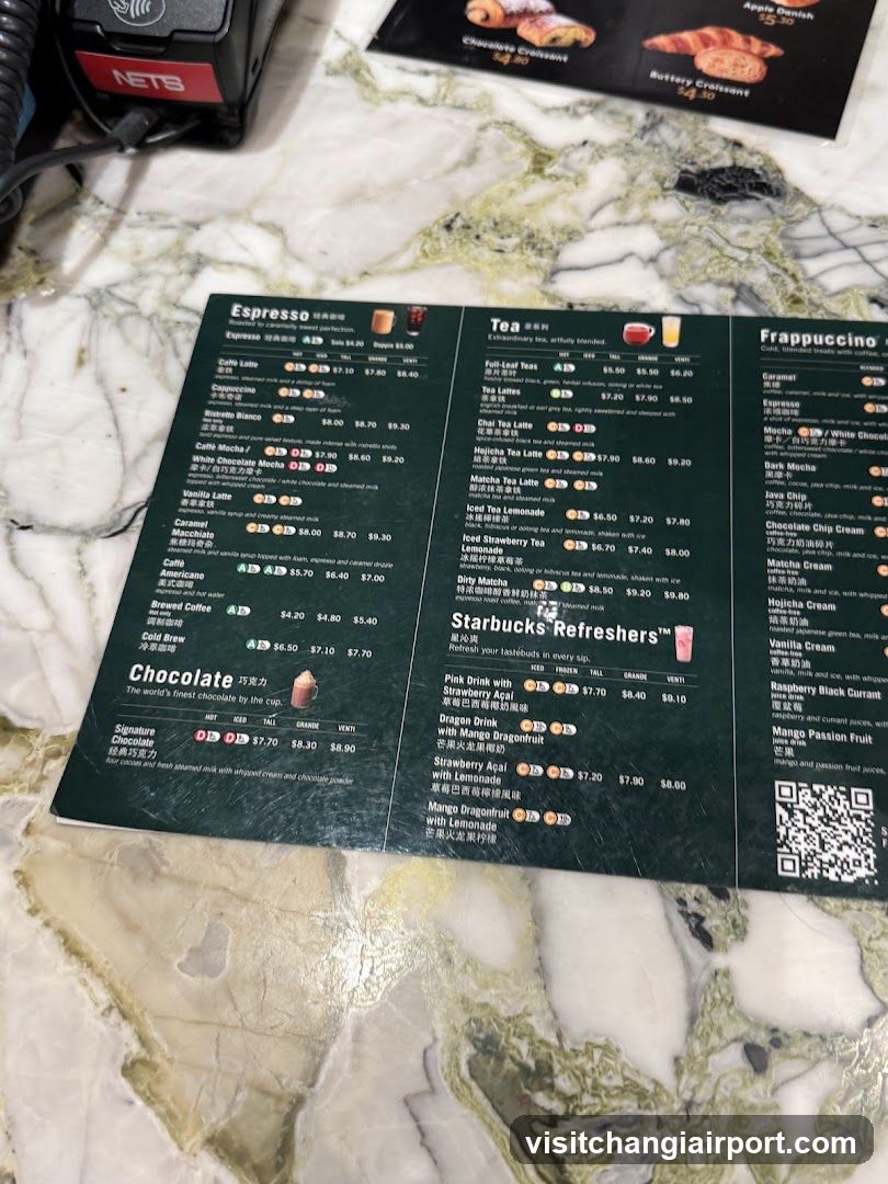 Espresso Menu