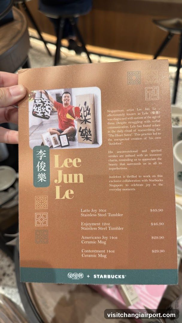 Lee Jun Le x Starbucks Menu