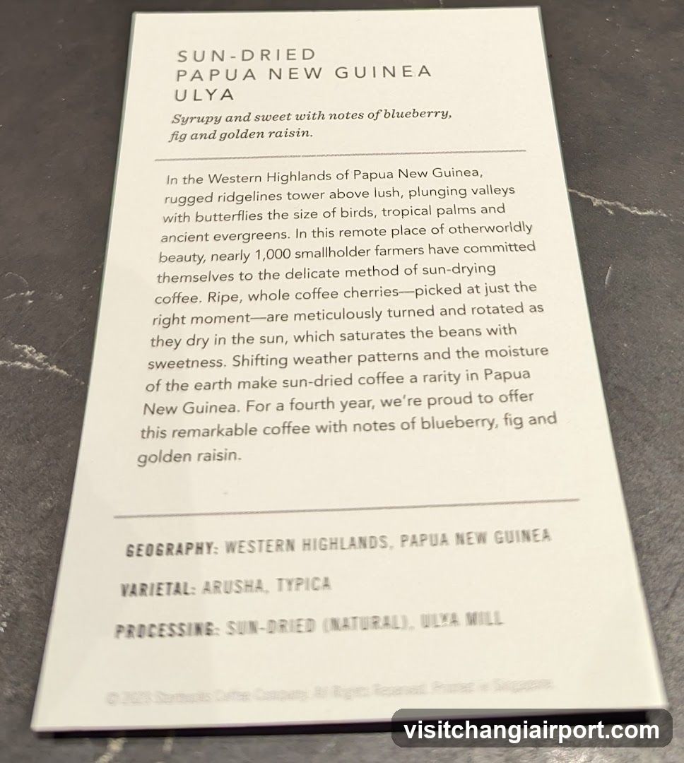Sun-Dried Papua New Guinea Ulya Coffee Card