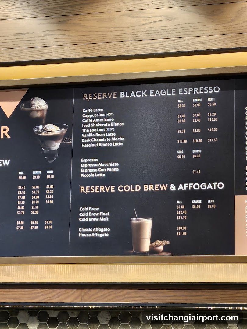Reserve Black Eagle Espresso & Cold Brew Menu Board
