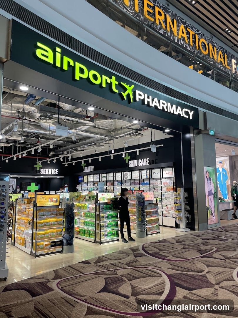 Airport Pharmacy Store Interior