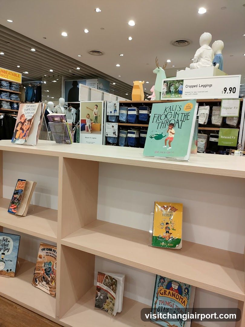 Book Display Shelf in Store