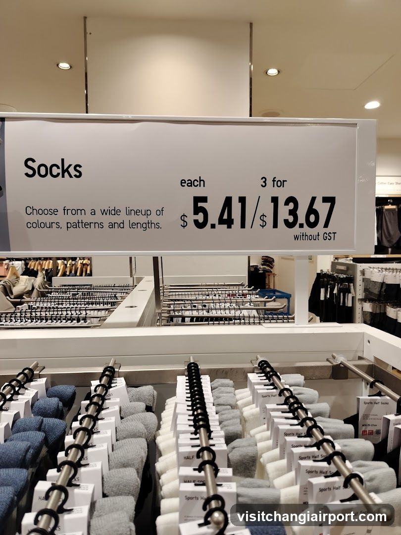 Socks Display in Store