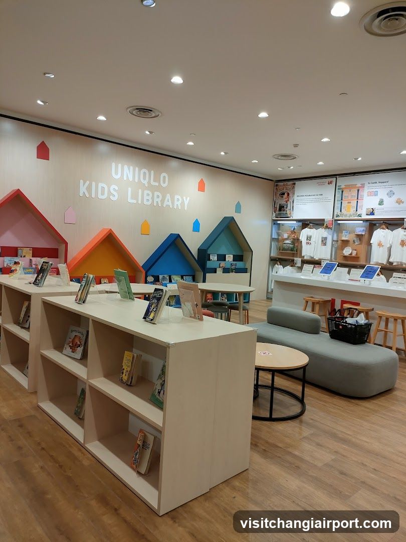 Uniqlo Kids Library Interior