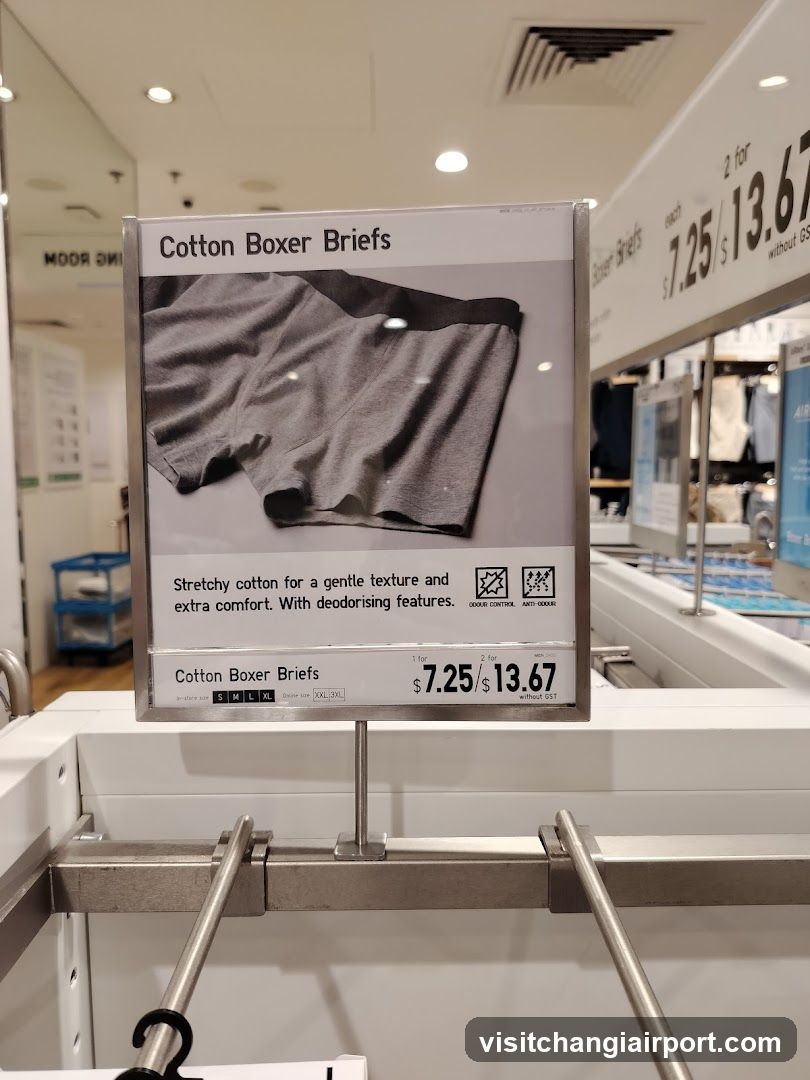Cotton Boxer Briefs Display