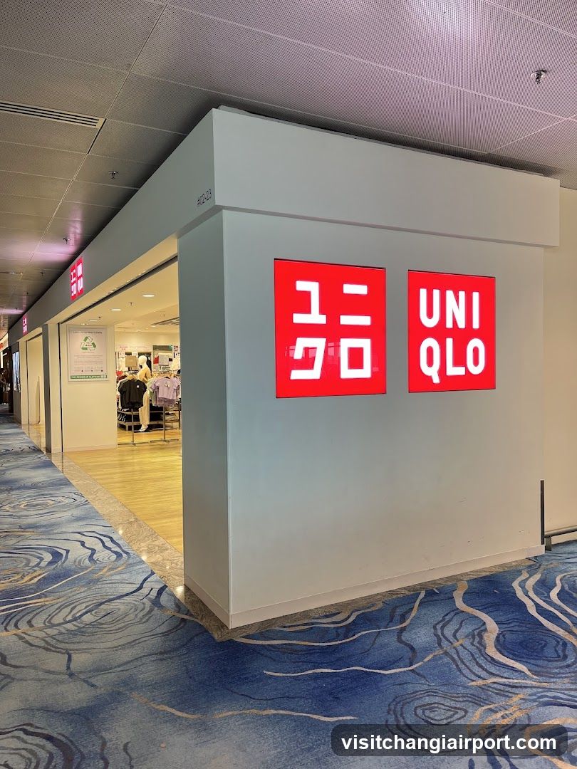 UNIQLO Changi Airport Terminal 1 Transit