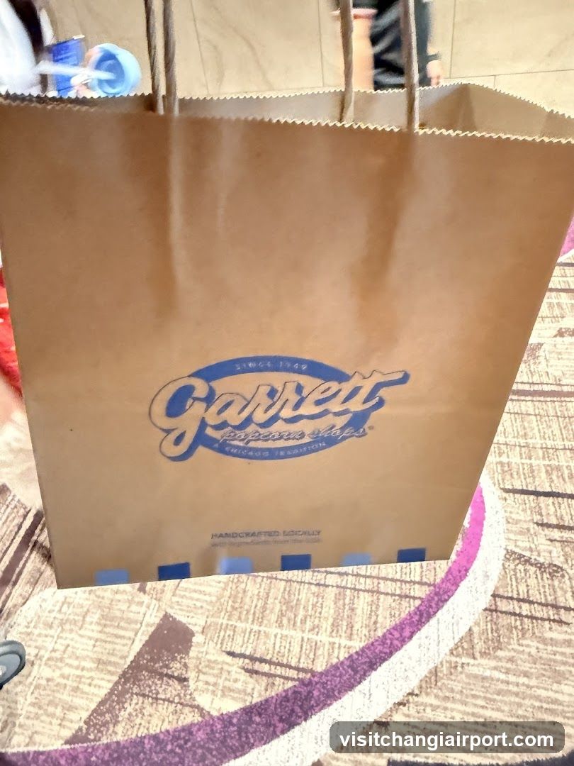 Garrett Popcorn Shops bag