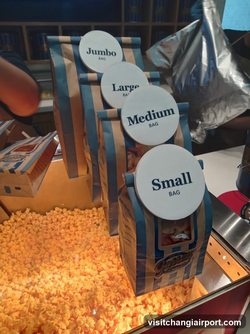 Popcorn Bags Display