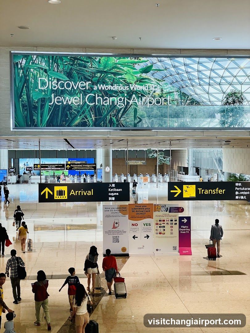 Jewel Changi Airport Arrival Hall