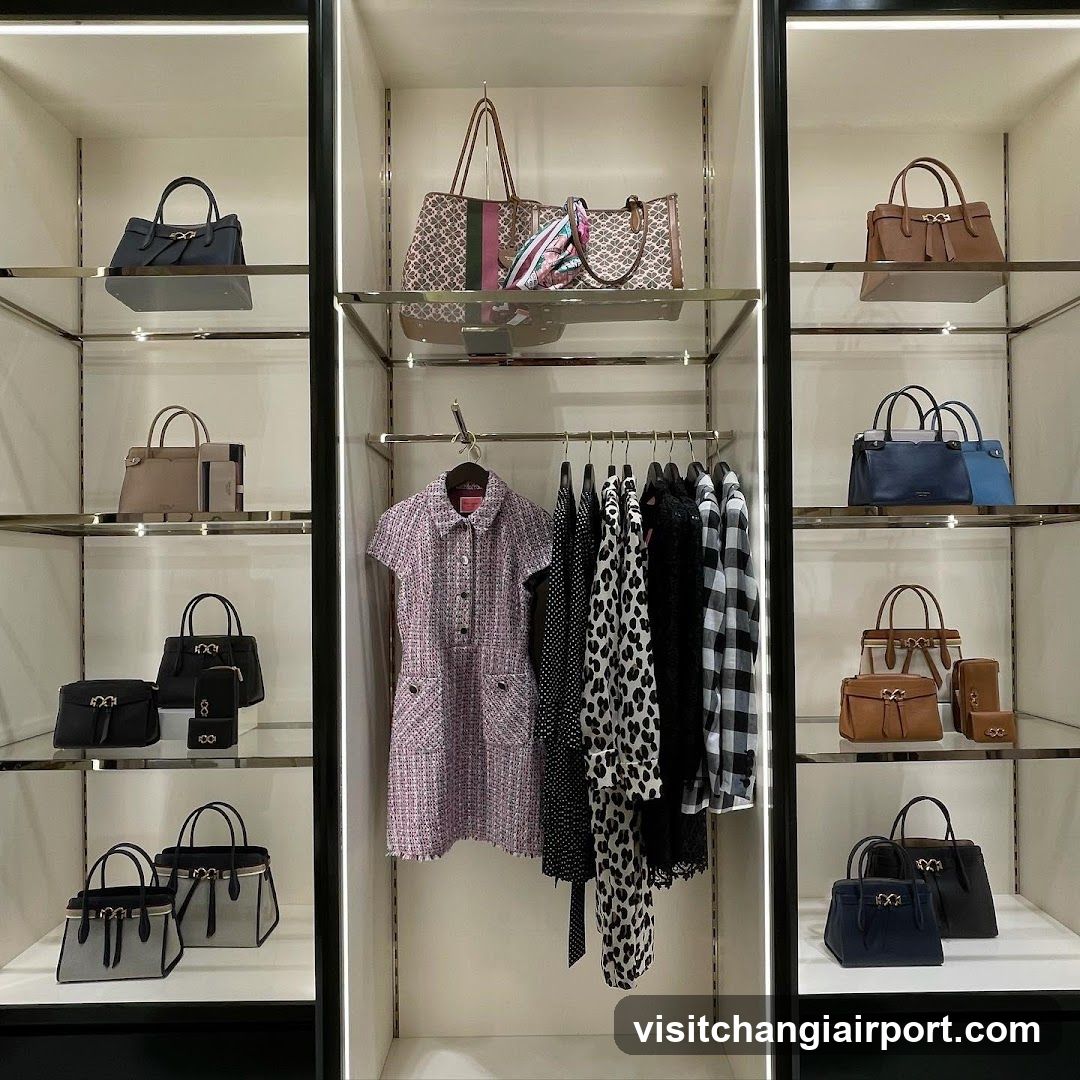 Luxury Handbag and Clothing Display